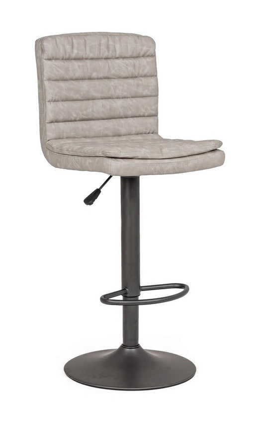 SGABELLO BAR CONNOR GRIGIO CHIARO VINTAGE