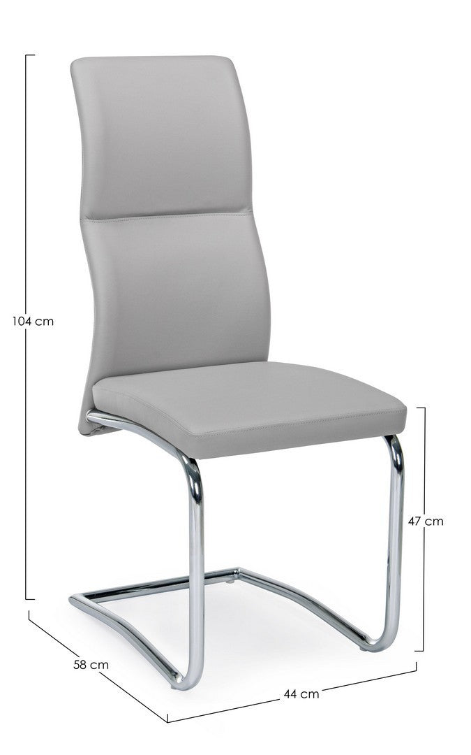 SEDIA THELMA GRIGIO CHIARO