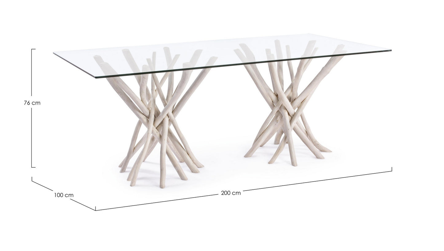 TAVOLO SAHEL RETTANGOLARE 200X100