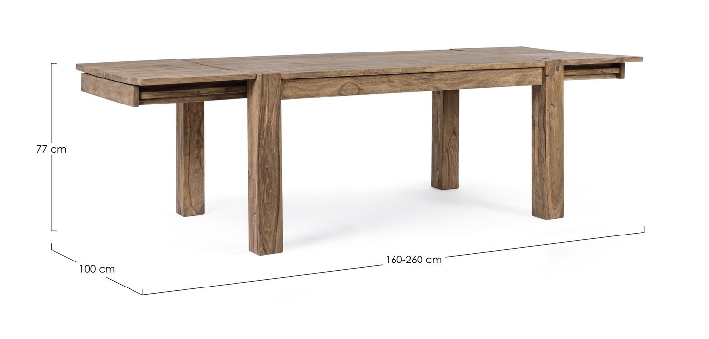 TAVOLO ALLUNGABILE FORD 160-260X100