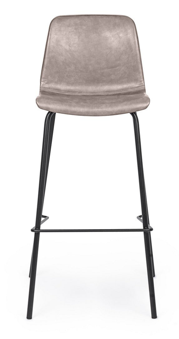 SGABELLO BAR KYRA PU BEIGE VINTAGE