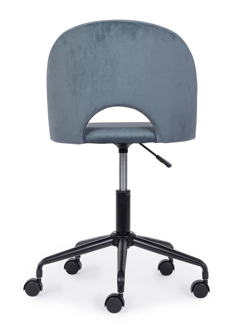 SEDIA UFFICIO LINZEY AZZURRO