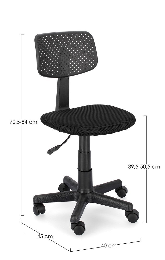 SEDIA UFFICIO ARTEMIS NERO