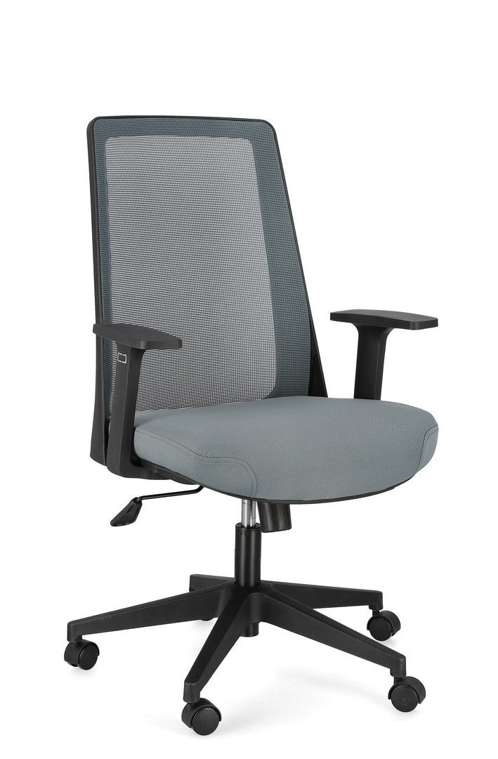 SEDIA UFFICIO DAVID GRIGIO SCURO