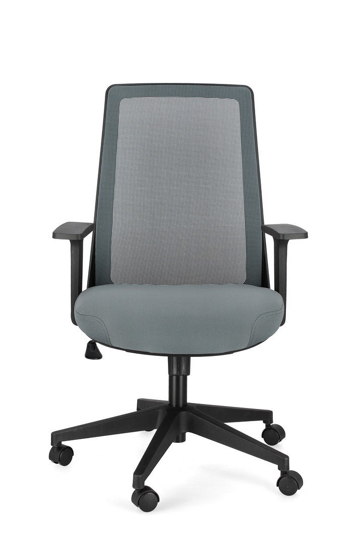 SEDIA UFFICIO DAVID GRIGIO SCURO
