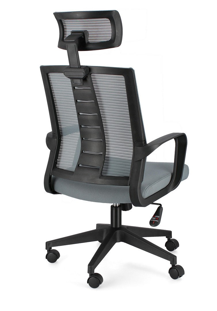 POLTRONA UFFICIO  ROMAN GRIGIO SCURO