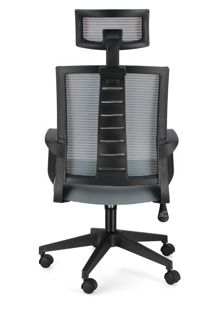 POLTRONA UFFICIO  ROMAN GRIGIO SCURO