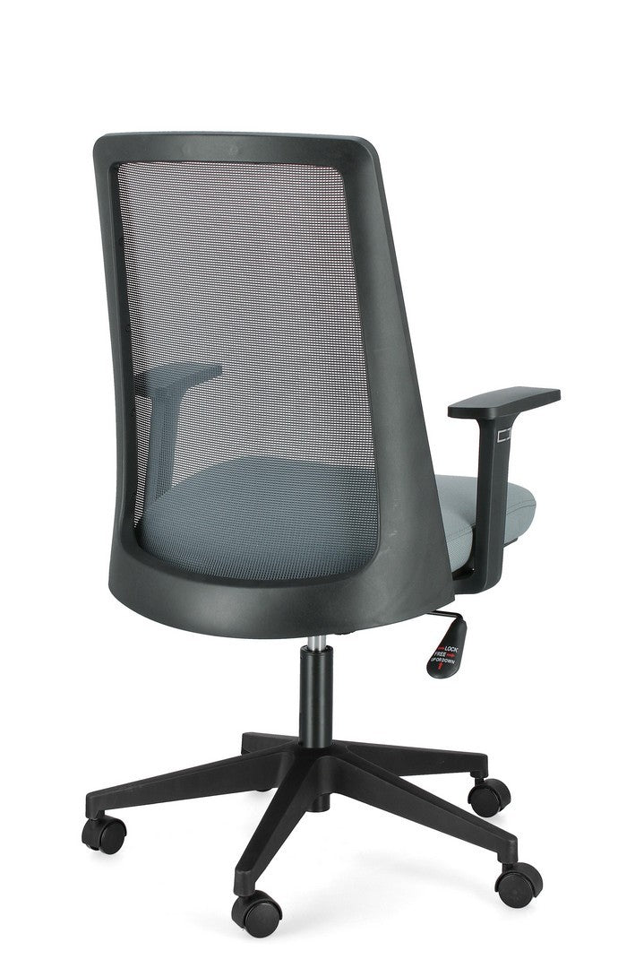 SEDIA UFFICIO DAVID GRIGIO SCURO