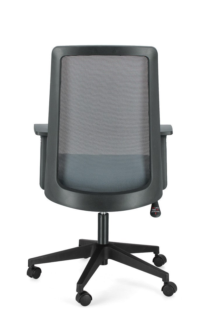 SEDIA UFFICIO DAVID GRIGIO SCURO