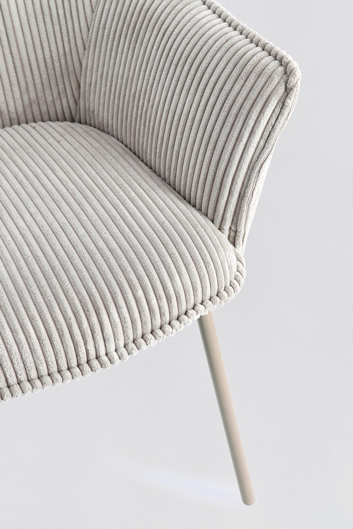 SEDIA LEONARDO GRIGIO CHIARO