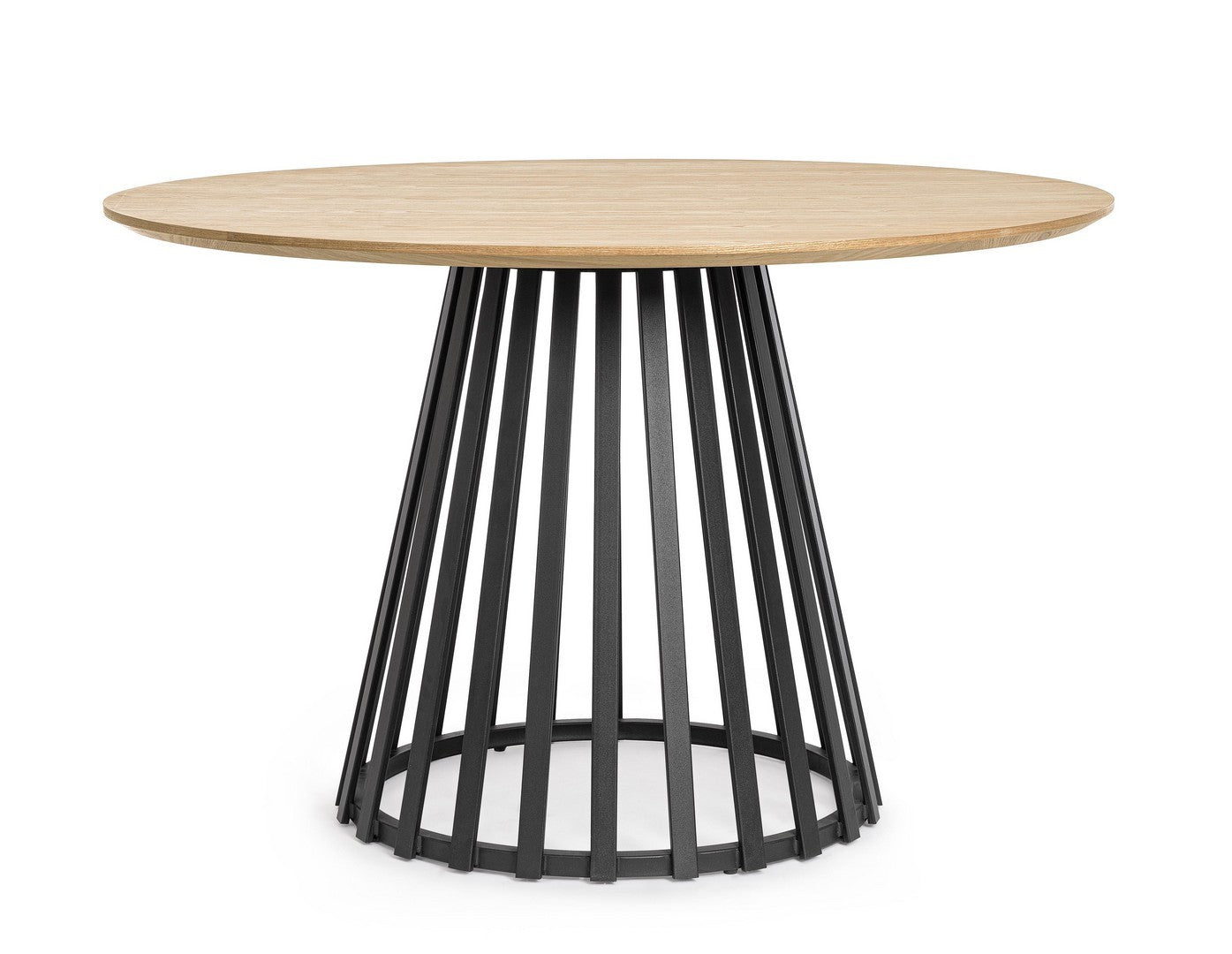 TAVOLO CILLIAN D120 NERO/NATURALE