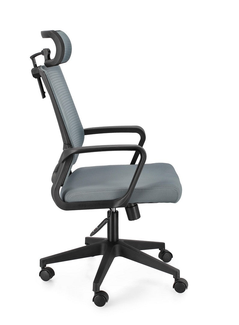 POLTRONA UFFICIO  ROMAN GRIGIO SCURO