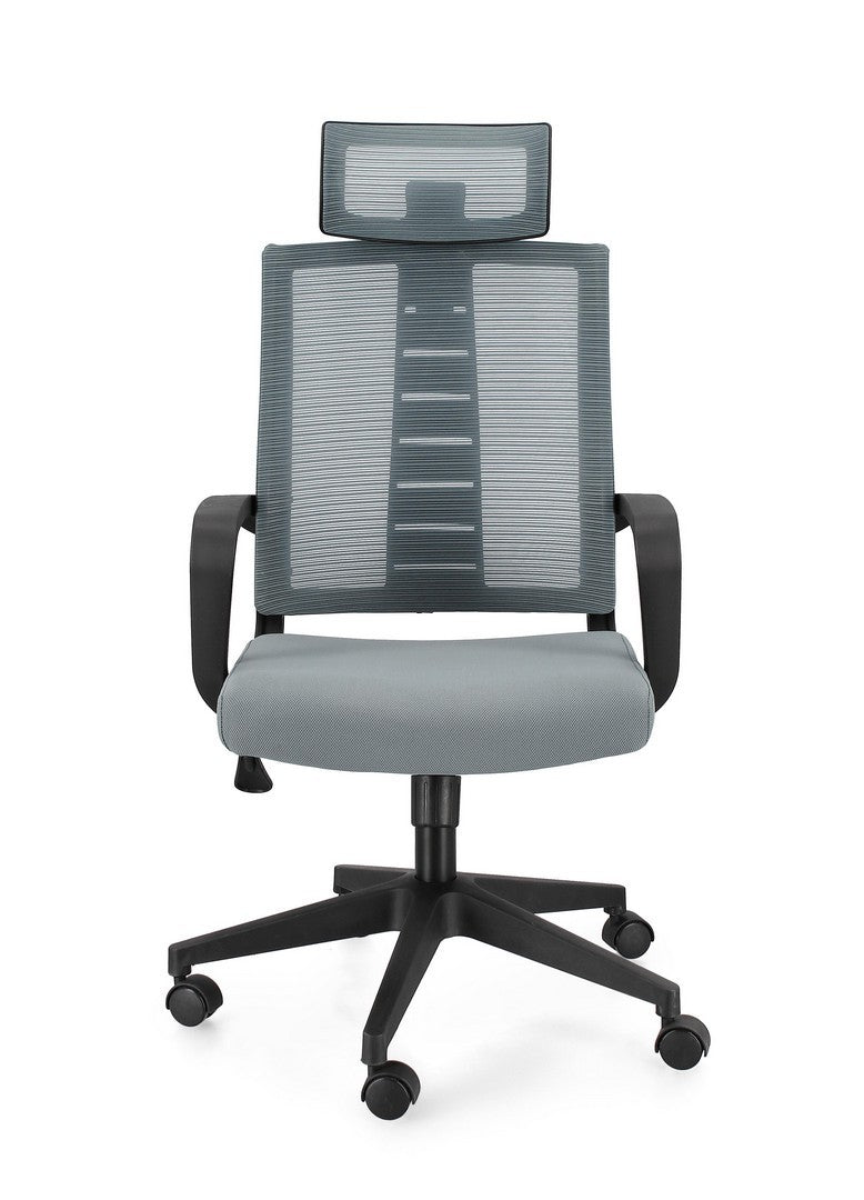POLTRONA UFFICIO  ROMAN GRIGIO SCURO