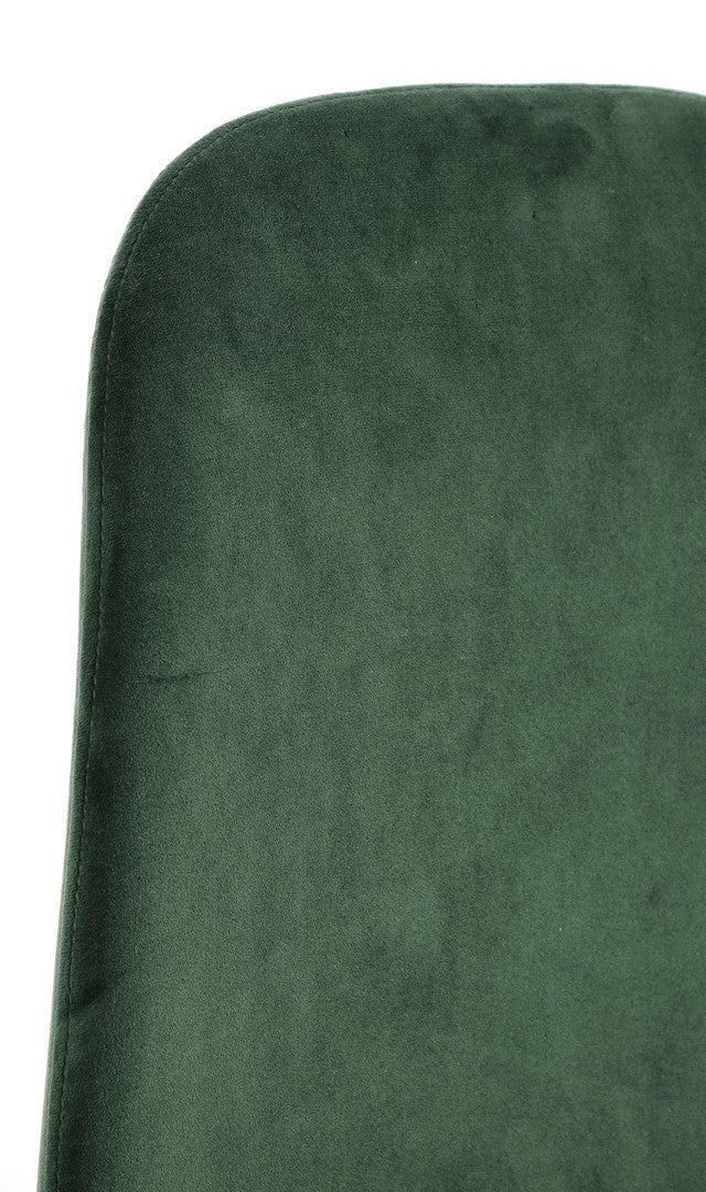 SEDIA SIENNA  VELLUTO VERDE SCURO