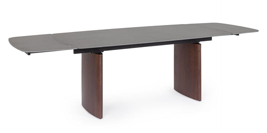 TAVOLO ALLUNGABILE MAILIS 180/260X90 NOCE/GRIGIO