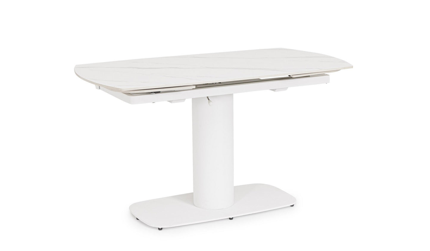 TAVOLO ALLUNGABILE JEREMIAS 140-200X80 BIANCO