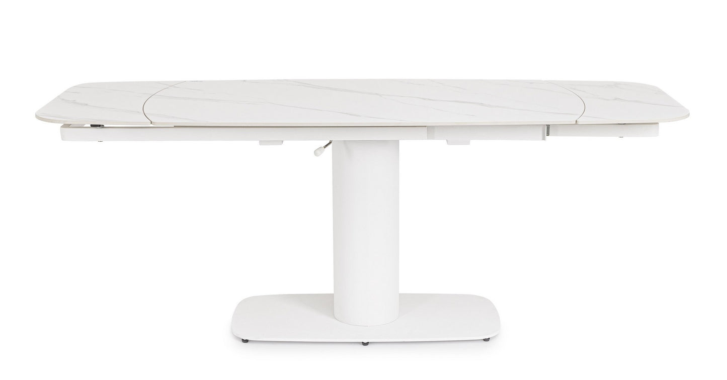 TAVOLO ALLUNGABILE JEREMIAS 140-200X80 BIANCO