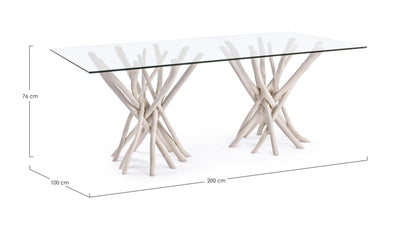 TAVOLO SAHEL RETTANGOLARE  200X100