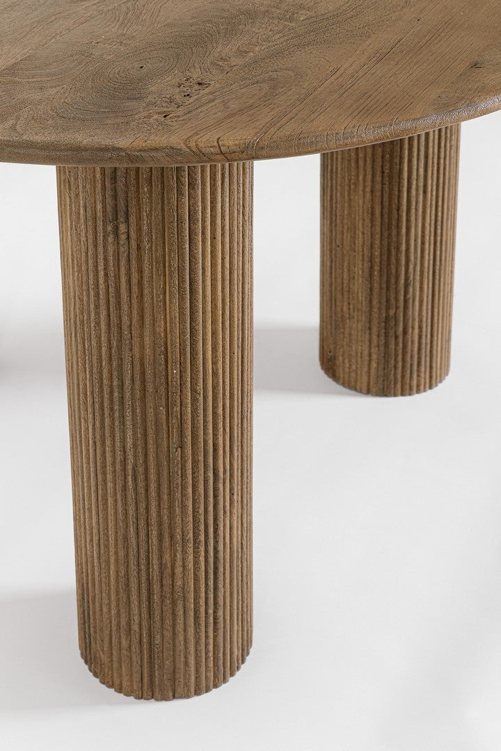 TAVOLO DACCA BROWN D120