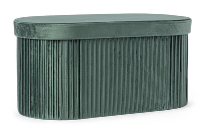 ANDREA BIZZOTTO POUF CONT. JOCELYN OV VELLUTO VERDE
