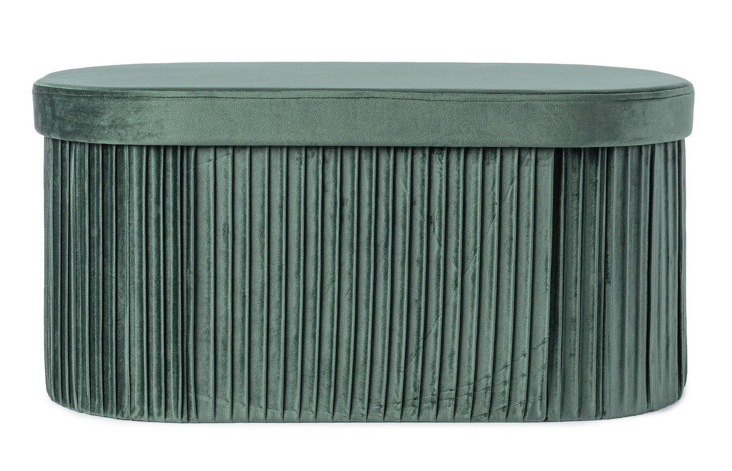 ANDREA BIZZOTTO POUF CONT. JOCELYN OV VELLUTO VERDE
