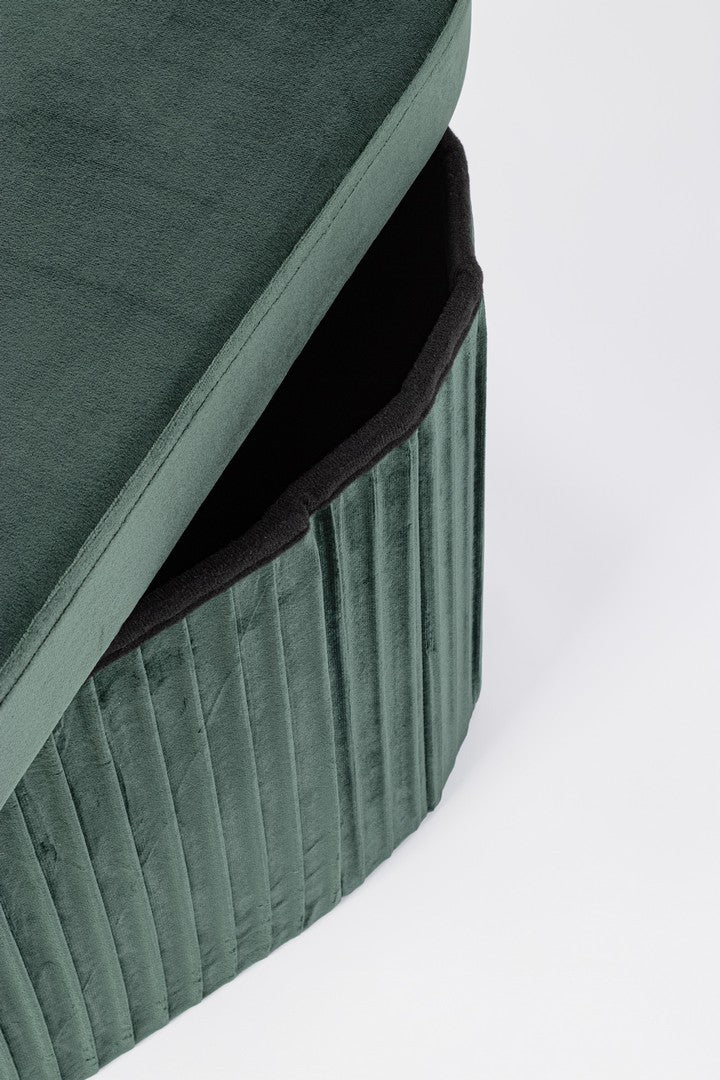 ANDREA BIZZOTTO POUF CONT. JOCELYN OV VELLUTO VERDE