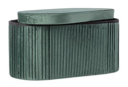 ANDREA BIZZOTTO POUF CONT. JOCELYN OV VELLUTO VERDE