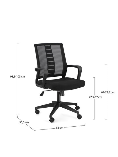 SEDIA UFFICIO DAVID  NERO