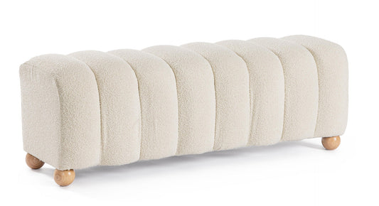 ANDREA BIZZOTTO PANCA 2P ZORA BIANCO BOUCLE'