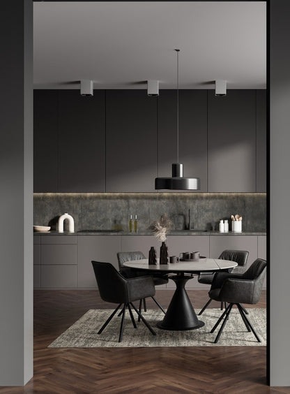 TAVOLO ALLUNGABILE CONO NERO  85-135