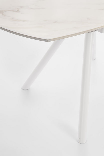 TAVOLO ALLUNGABILE RAUNI D87/135 BIANCO/BIANCO