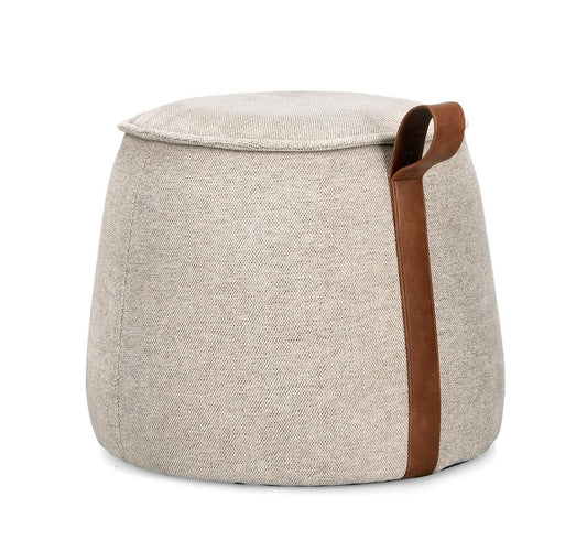 ANDREA BIZZOTTO POUF ANILA GRIGIO CHIARO