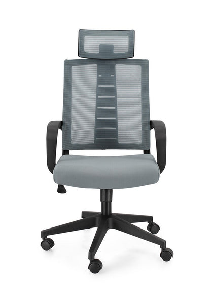POLTRONA UFFICIO  ROMAN GRIGIO SCURO
