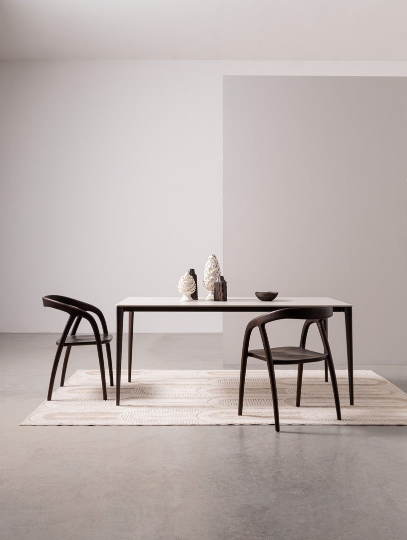 TAVOLO FISSO DADO 180X90 RUST/GRIGIO CHIARO
