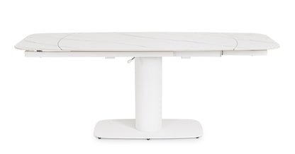 TAVOLO ALLUNGABILE JEREMIAS 140-200X80 BIANCO