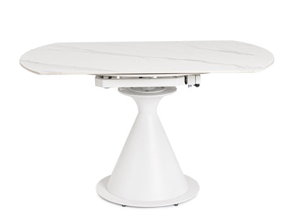 TAVOLO ALLUNGABILE  CONO 85-135 BIANCO