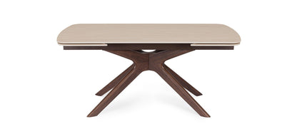 TAVOLO ALLUNGABILE MARINA 170/250X90 NOCE/TRAVERTINO